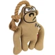 Игрушка для собак GiGwi Puffer zoo Обезьяна с пищалкой, текстиль, веревка, 31 см (2317) - изображение 2