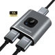 HDMI розгалужувач світч 2-направлений Stone 1x2 HDMI 4K спліттер (ST-SH001) - зображення 1