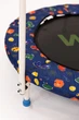 Детский комнатный батут с ручкой и защитой WCG 92 см Синий - изображение 3