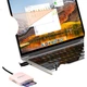 Кардридер Pisen USB/Type-C 3.0 High-Speed, поддерживает карты SD/TF/CF/MS, видеорегистратор, карты памяти для систем видеонаблюдения, совместим с компьютерами, Apple 15/iPad/телефонами Android. - изображение 2