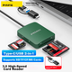 Кардридер Pisen USB/Type-C 3.0 High-Speed, поддерживает карты SD/TF/CF/MS, видеорегистратор, карты памяти для систем видеонаблюдения, совместим с компьютерами, Apple 15/iPad/телефонами Android. - изображение 4