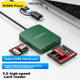 Кардридер Pisen USB/Type-C 3.0 High-Speed, поддерживает карты SD/TF/CF/MS, видеорегистратор, карты памяти для систем видеонаблюдения, совместим с компьютерами, Apple 15/iPad/телефонами Android. - изображение 12