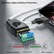 DTECH USB-RS422/RS485 послідовний кабель, COM-порт комп'ютера, сумісний з машиною обліку відвідуваності, сканером штрих-кодів, фотоелектричним ізоляційним перетворювачем, 0,5 метра DT-5019I - зображення 5