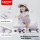 Детская машинка-каталка Babyhood Twist Car, подарок для мальчиков и девочек, светло-розовая. - изображение 5