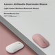 Беспроводная Bluetooth-мышь Lenovo, перезаряжаемая мышь, тихая мышь, версия с зарядкой Air Handle, тихая мышь с двумя режимами работы, портативная офисная мышь, цвет «Штормовой серый». - изображение 6