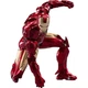 Подсвечиваемая фигурка Железного Человека MK4 из вселенной Marvel, модель для демонстрации, подарок на день рождения для мальчиков. - изображение 2