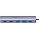 USB-концентратор UNITEK USB 3.2, високошвидкісна док-станція розширення 10 Гбіт/с, з блоком живлення Type-C, 4 порти, 2 порти USB-A + 2 порти Type-C, для ноутбуків і настільних комп'ютерів, подовжувальний кабель 1 метр. - зображення 2