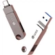Флеш-накопитель ASUS Aduo 64 ГБ Type-C USB 3.2 с двойным интерфейсом для телефона и компьютера, PM310 Jasmine Gree - изображение 2