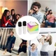 Портативная Bluetooth колонка караоке K18 с микрофонами с RGB подсветкой, speaker с FM USB TF AUX - изображение 2