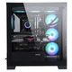 Корпус для комп'ютера SAMA Dabingjie чорного кольору, формату ATX, для настільного ПК, подвійні скляні панелі/знімні стійки/два роз'єми U3+Type-C/підтримка материнських плат із заднім монтажем, водяне охолодження 360 мм - изображение 10