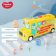 Дитяча іграшкова машинка HUILE TOYS, автобус з літерами, іграшка для хлопчиків та дівчаток, подарунок на день народження для дітей 1-3 років - зображення 4