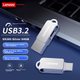 Флеш память USB Lenovo SS360 64GB USB 3.2 Gen1 + Type-C Silver - изображение 2