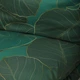 Komplet pościeli Homla Gallo mikrofibra Poszwa na kołdrę 220 x 200 cm + 2 poszewki na poduszki 70 x 80 cm Ciemnozielony (5904183811772) - obraz 3