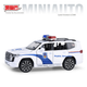 Heimanba 1:32 Toyota Land Cruiser поліцейська модель автомобіля іграшка для хлопчиків та дівчаток, модель автомобіля з сплаву, подарунок - зображення 7