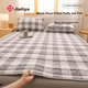 Наматрацник Grace, всесезонний килимок, м'який килимок, нековзний, складаний, студентське ліжко, килимок для двоспального ліжка, ліжко 1,2 метра, сірий середній клітинка - изображение 7