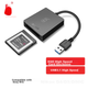 Високошвидкісний кард-рідер Chuanyu Type-C/USB 3.1 (Gen 1), підтримує карти пам'яті XQD з протоколом USB, сумісний з дзеркальними фотокамерами D4/D5 - изображение 4
