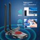 Бездротова мережева карта COMFAST WiFi 7 Gaming PCIE BE200, гігабітний дводіапазонний 5G настільний комп'ютер із вбудованим WiFi-приймачем, високошвидкісний Bluetooth 5.4 CF-BE200 MAX - изображение 6