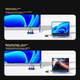 Устройство беспроводного зеркалирования экрана BIAZE HDMI, инструмент для конференц-связи высокого разрешения через USB/Type-C, совместимо с ноутбуками для подключения к телевизорам, мониторам, проекторам, передача сигнала на расстояние до 50 метров. - изображение 10