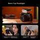 Стильний портативний ретро-спалах VILTROX Vintage Z1+ підходить для Ricoh, Sony, Fuji, Nikon, Panasonic, Leica, Olympus, Canon DSLR та бездзеркальних камер - зображення 4