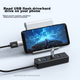 Розширювальна док-станція UNITEK USB Hub для ноутбуків та настільних комп'ютерів, високошвидкісний концентратор 3.0 з адаптером порту живлення Type-C, подовжувач 0,3 метра Y-3089T - изображение 10