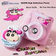 Дитяча камера MAQUCC Crayon Shin-Chan, подарунок на день народження для дівчаток віком 3-6 років, практична іграшка для дівчаток віком 5-8 років, рожевий колір моті, 32 ГБ - изображение 5