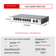Некерований комутатор Xike, 8 портів 2.5G Ethernet + 2 порти 10G Optical, Plug and Play, безвентиляторний, підтримує Cat Rod SKS1200-8E2X - изображение 4