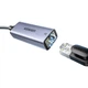 Сетевой адаптер Ugreen 50737 / USB Type-C / Gigabit Ethernet / Gold - изображение 1