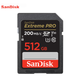 Карта пам'яті SanDisk SD 512 ГБ, 4K V30 U3 C10, карта пам'яті для камери, швидкість читання 200 МБ/с, швидкість запису 140 МБ/с, карта пам'яті для бездзеркальних/дзеркальних камер - изображение 9