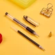 Гелева ручка PILOT G3, ручка для підпису, кулькова ручка для написання іспитів, ручка для щоденника, ділова ручка, плавне письмо, естетичний дизайн, офісне приладдя, канцелярське приладдя, кулястий наконечник BL-G3 0,7 мм чорний, упаковка з 12 штук - изображение 12