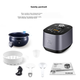 Рисоварка SUPOR для 3-4 осіб, 4-літрова каструля Blue Diamond Small Quick Ball Pot, рис на дровах, антипригарна сковорода для домашнього використання, приготування рису на пару та каші, багатофункціональна розумна електрична рисоварка мікротиску 40FC661 - изображение 12
