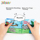 Іграшки для раннього розвитку малюків Jollybaby, тканинна книжка для немовлят, жувальний прорізувач для зубів, міцний та миється, подарункова коробка серії для скреготіння зубами - изображение 8