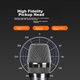 Беспроводной FM-микрофон SANSUI True U-Range, металлический, двухканальный, профессиональный для домашнего караоке, пения, совещаний, выступлений и уличных звуковых систем. - изображение 9