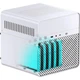 Корпус JONSBO N2 из белого алюминия для NAS-сервера (поддерживает форм-фактор ITX, расположение блока питания SFX, компоновку отсеков, 5+1 отсеков для жестких дисков, включает 12-сантиметровый вентилятор). - изображение 1