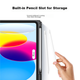 Чохол для iPad UGREEN з тримачем для олівців для iPad 11/10, сумісний з 11-дюймовим чіпом A16 2021 року та 10-м поколінням 2020 року, повний захист, прозора підставка, тонкий чохол із захистом від вигину - изображение 7