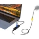 USB-хаб PHILIPS 3.0, високошвидкісний 4-портовий розширювальний док-станційний пристрій, сумісний з ноутбуками та настільними комп'ютерами, багатопортовий адаптер з портом живлення, кабель 1 метр - изображение 3