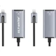 ULT-Unite адаптер Apple для Ethernet 100 Мбіт/с, перетворювач мережевого порту Lightning на RJ45, двопортовий зарядний пристрій для iPhone, планшета iPad Pro, мережевий кабель-адаптер, 0,5 метра - изображение 2