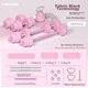 Набір гантелей, штанг та гир HEAD для домашнього фітнесу для чоловіків та жінок, регульоване швидкознімне обладнання для тренувань, вантажопідйомність 30 кг - изображение 4
