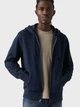 Толстовка на блискавці чоловіча Levi`s The Original Hm Zip Up 34584-0048 L Темно-синя (5401235214883) - зображення 1