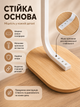 Приставной кофейный стол в форме буквы C для дивана и ноутбука 40×30×60 см из ДСП и металла - изображение 7