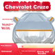 Повне покриття автомобіля сонцезахисним тентом Dengjin Chevrolet Cruze, Cavalier, Trax, Cavalier, теплоізоляцією, захистом від сонця, зимовим снігом - зображення 4