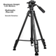 Штатив YUNTENG VT-6006 профессиональный алюминиевый, 1.93 м - изображение 3