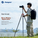 Штатив Fotopro Air 3 Lite панорамный карбоновый серый, 0.8 кг, с зажимом для телефона - изображение 3