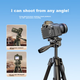 Штатив LINGCHEN для камери-штатива для DSLR бездзеркальних смартфонів Sony Canon, потокової фотографії на відкритому повітрі, портативний 3D-підвіс, професійний стабільний кронштейн із захистом від тремтіння 1,5 метра - изображение 6