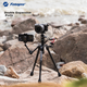 Портативний розширюваний штатив для камери Fotopro Air Three Mini з кульовою головкою та вуглецевого волокна з затискачем для телефону - зображення 6