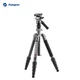 Видеоштатив Fotopro X-4CN VIDEO с гидравлической головкой, регулируемым моноподом и карбоновым креплением для фото- и видеосъемки, серебристый. - изображение 8