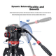 Головка штативная NEEWER GM006 гидравлическая с ручкой и площадкой Manfrotto 501/504PL, для зеркальных и беззеркальных камер - изображение 6