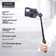 Монопод MAXCAM для екшн-камер Insta360 Ace Pro 1/2 з настільною підставкою - зображення 6