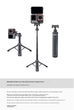 Монопод MAXCAM для екшн-камер Insta360 Ace Pro 1/2 з настільною підставкою - зображення 9
