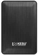Зашифрованный портативный жесткий диск KESU, 750 ГБ, USB 3.0, K1, 2,5 дюйма, стильный черный, внешнее хранилище для резервного копирования файлов и фотографий. - изображение 1
