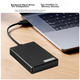 Жорсткий диск зовнішній Newsmy 1ТБ механічний дводисковий USB3.0 2.5" чорний - зображення 3